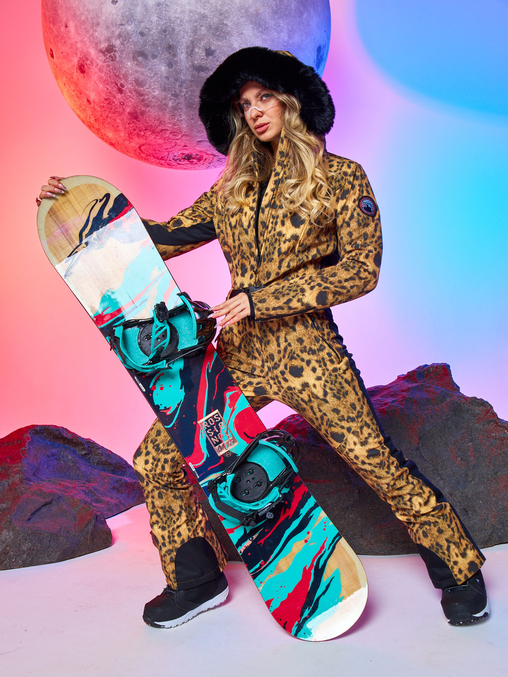 Женский мембранный зимний горнолыжный комбинезон Alpha Endless Chik Diva 2 223/2313-1_017 Разноцветный  фото 14