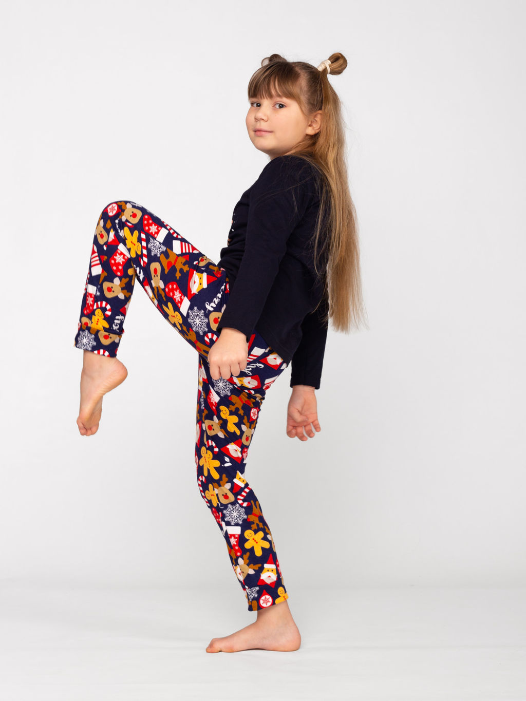 Пижама детская кулирка с брюками "ПРЯНЯ"