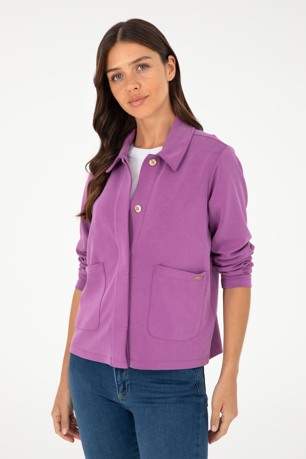 U. S. Polo Assn / Женский фиолетовый свитшот - U.s. polo assn фото 3