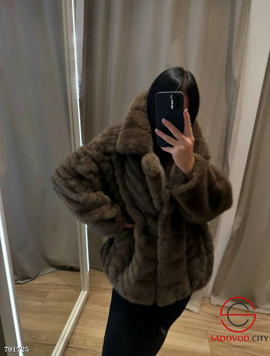 Шуба из искусственного меха