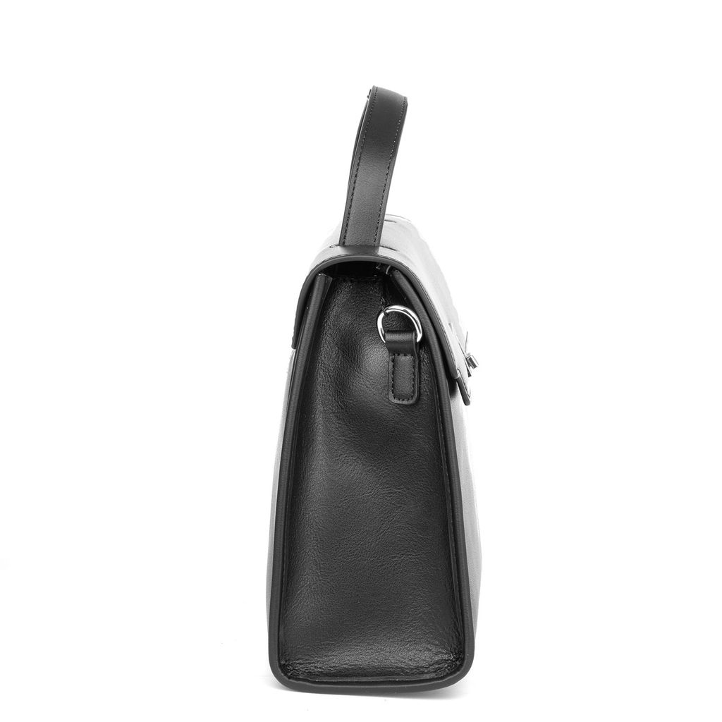 TH881 black женская кожаная сумка "сэтчел" Barcelo Biagi