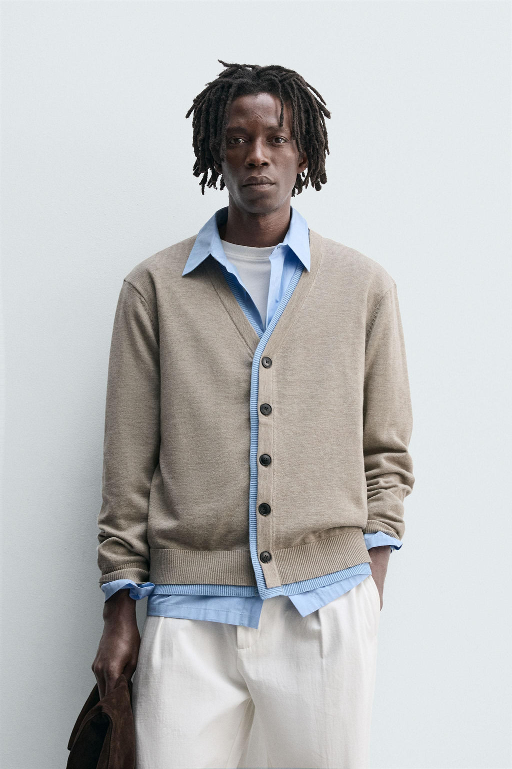 CARDIGAN WITH CONTRAST TRIMS - Zara фото 2