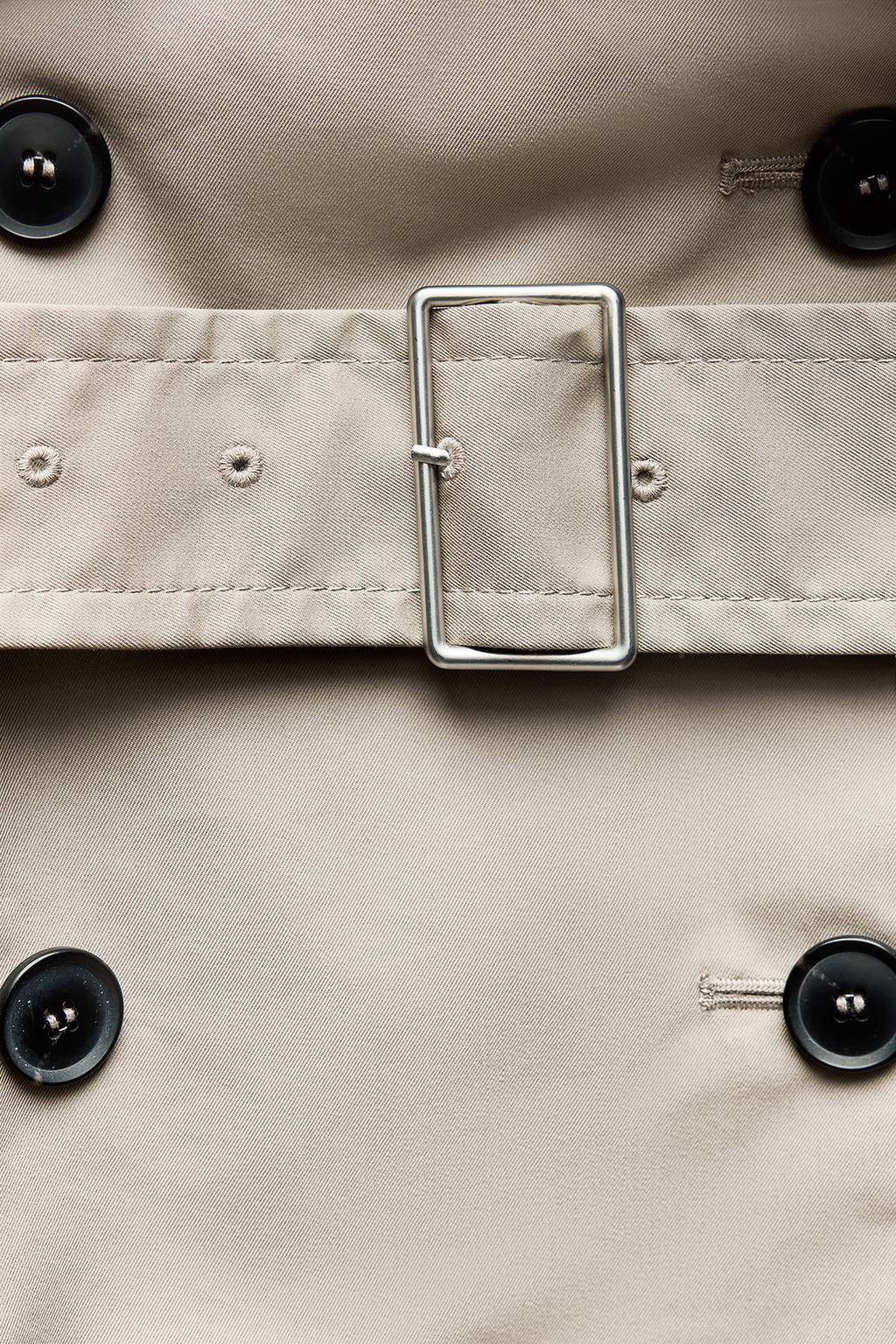 ZW COLLECTION SHORT TRENCH COAT - Zara фото 10