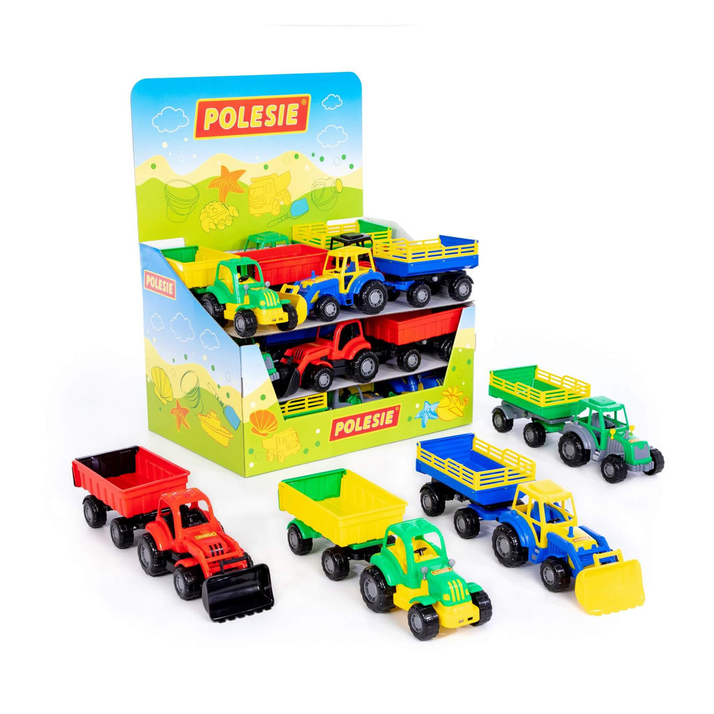 Трактор с прицепом (дисплей №21) Polesie - Полесье фото 5