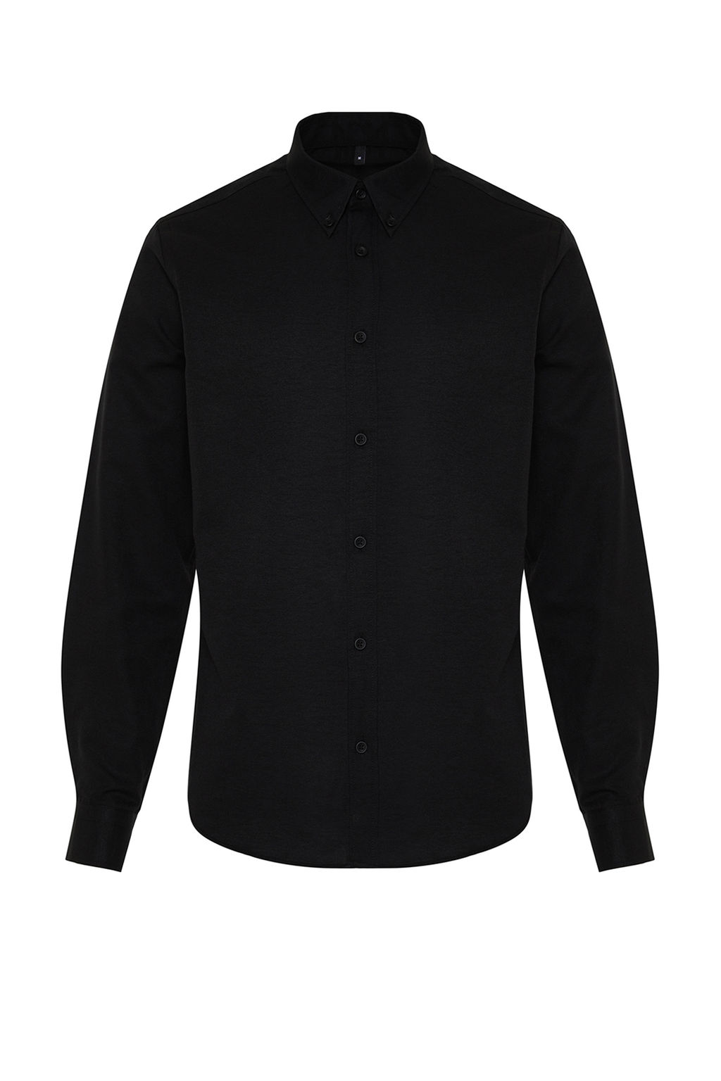 Siyah Slim Fit Kolay Utulenebilir Smart Gomlek TMNSS24GO00074