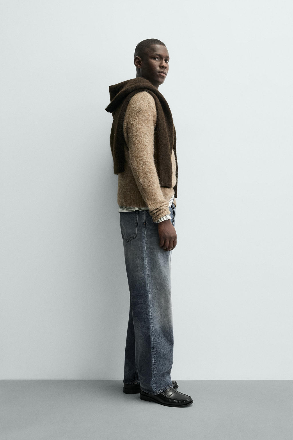 TEXTURED WOOL JUMPER - Zara фото 3