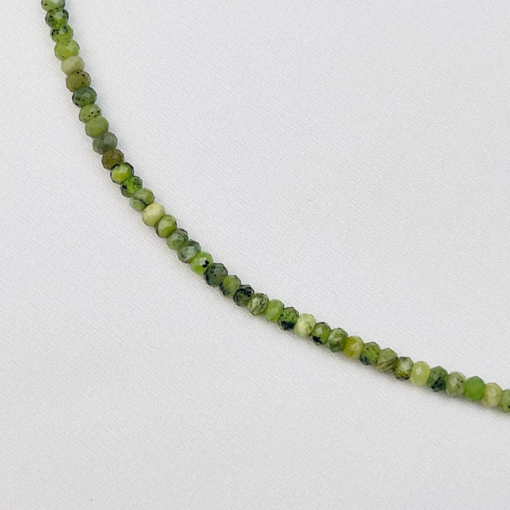 Бусы из Змеевика Серпентинит - Радуга самоцветов фото 2