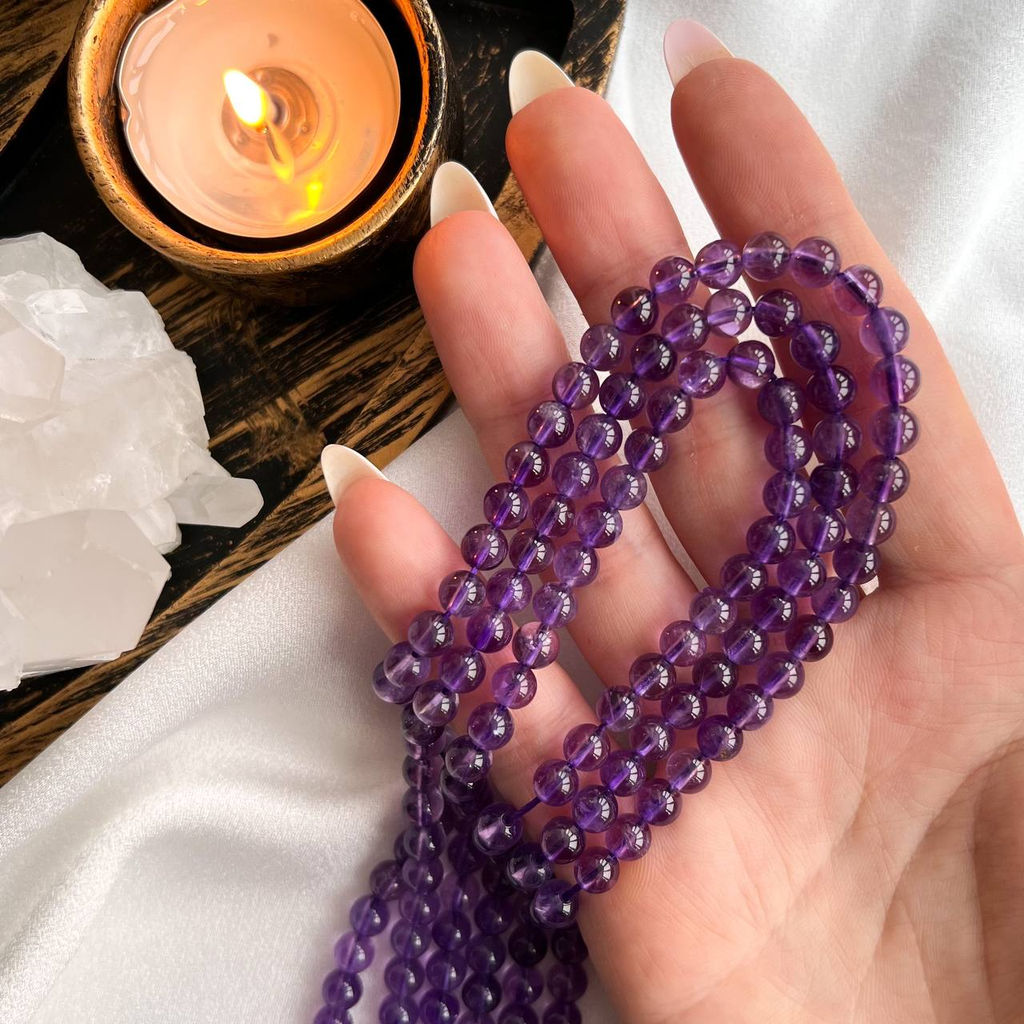 Бусины для украшений из Аметиста