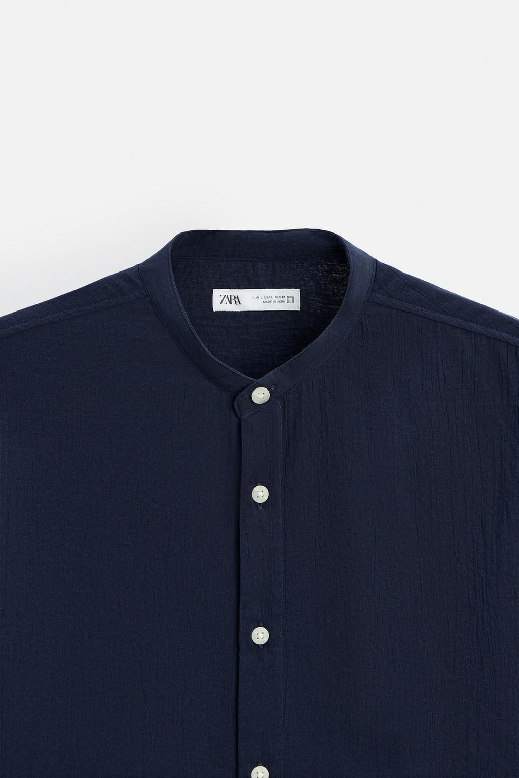 CREASED-EFFECT SHIRT - Zara фото 30