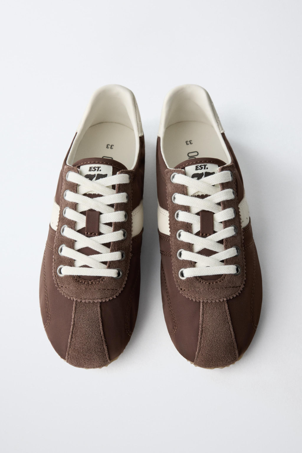 ZAPATILLA DEPORTIVA COMBINADA / Marr?n