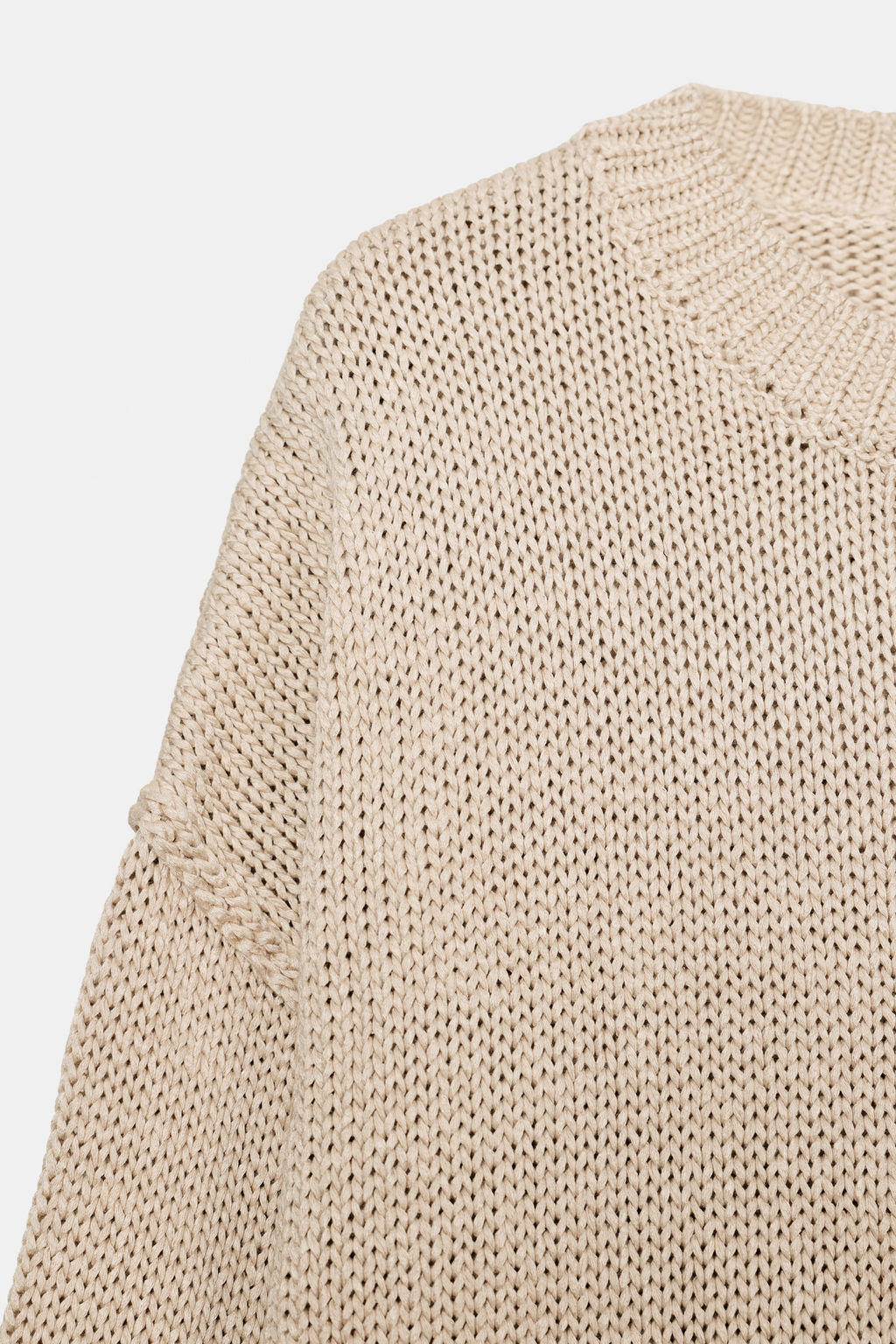 JERSEY PUNTO GRUESO / Beige - Zara фото 9
