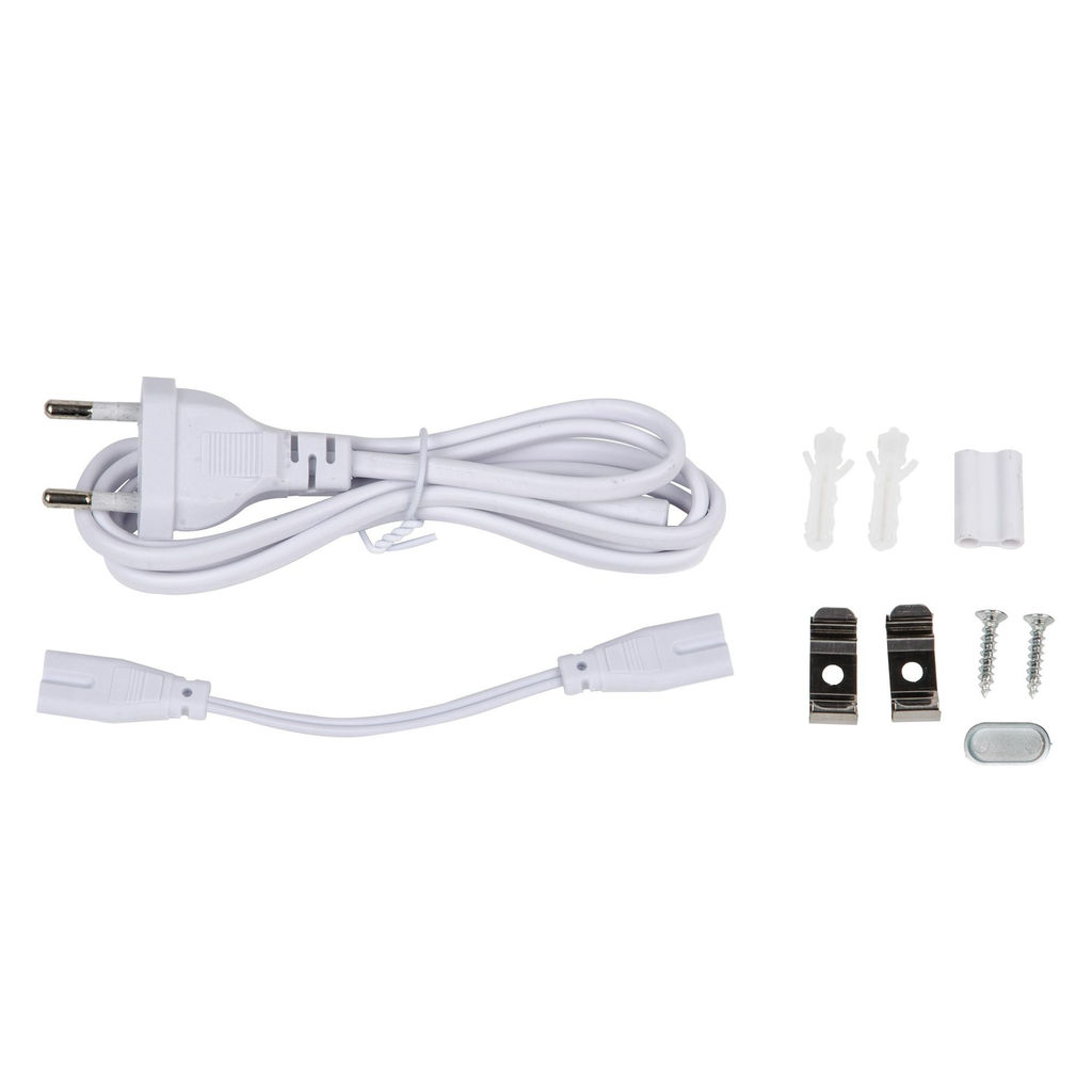 ULI-Q150 18W/4000K IP40 WHITE Светильник линейный светодиодный (аналог Т5), 220В, с выключателем. Кабель и крепление в/к. Белый свет (4000K). Корпус белый. TM Volpe