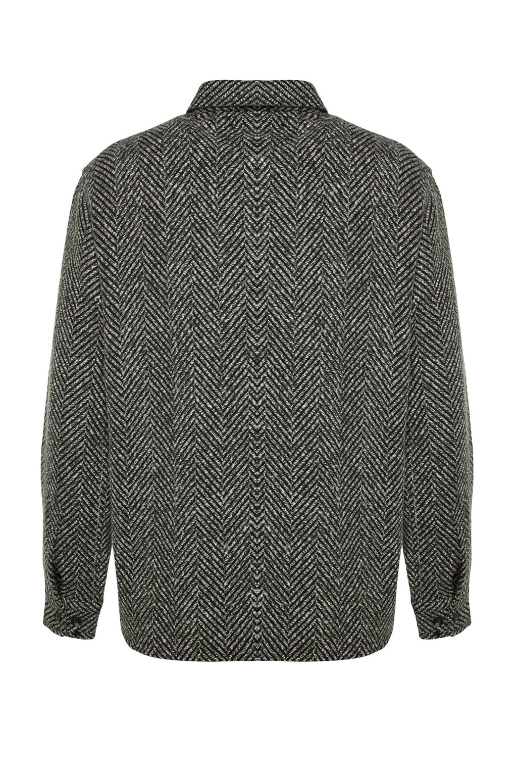 Haki Unisex Relaxed Fit Bal?ks?rt? Desenli K?sl?k Gomlek TMNAW24GO00054 - Trendyolmilla фото 8