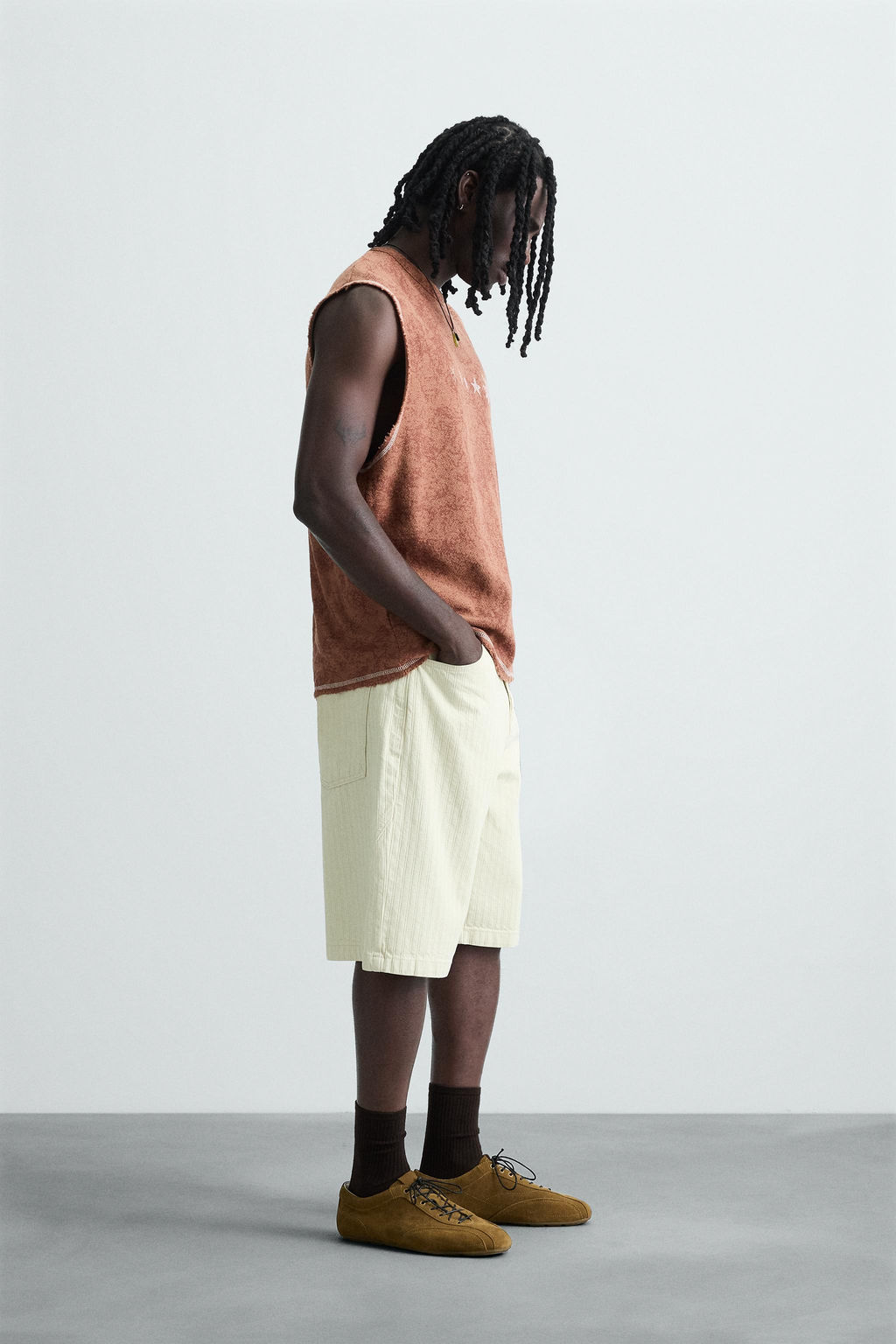 WASHED KNIT TANK TOP - Zara фото 11