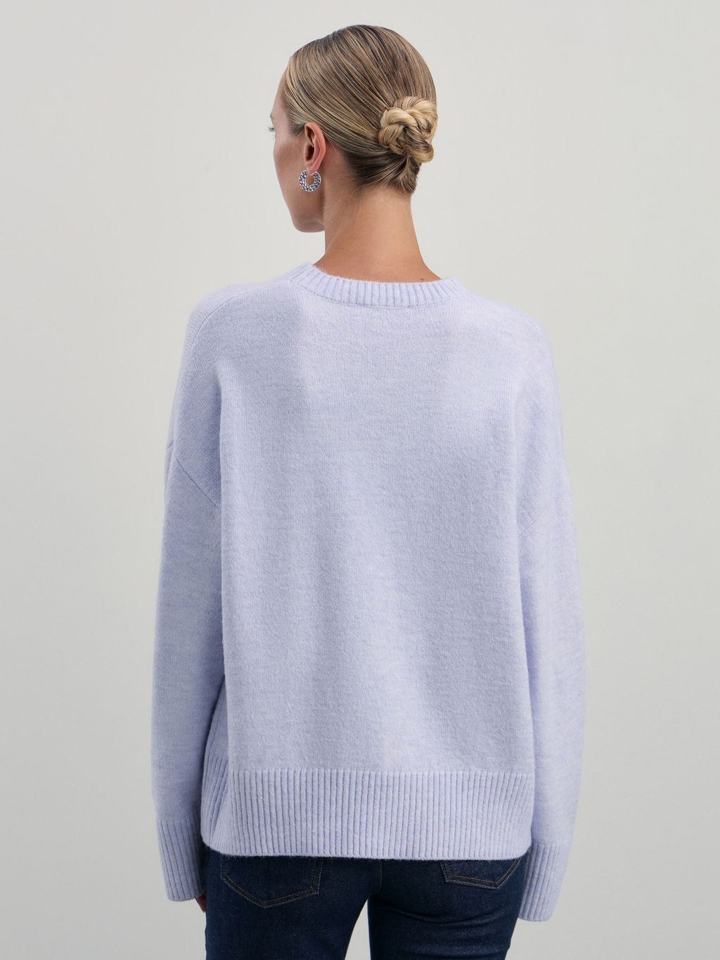 Базовый джемпер с добавлением шерсти / Zarina  фото 5