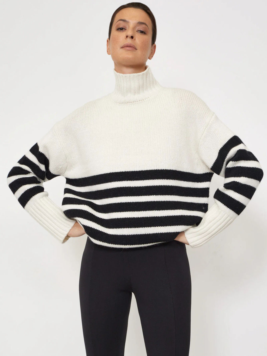 Брюки зауженного кроя D338/lava - Emka фото 3