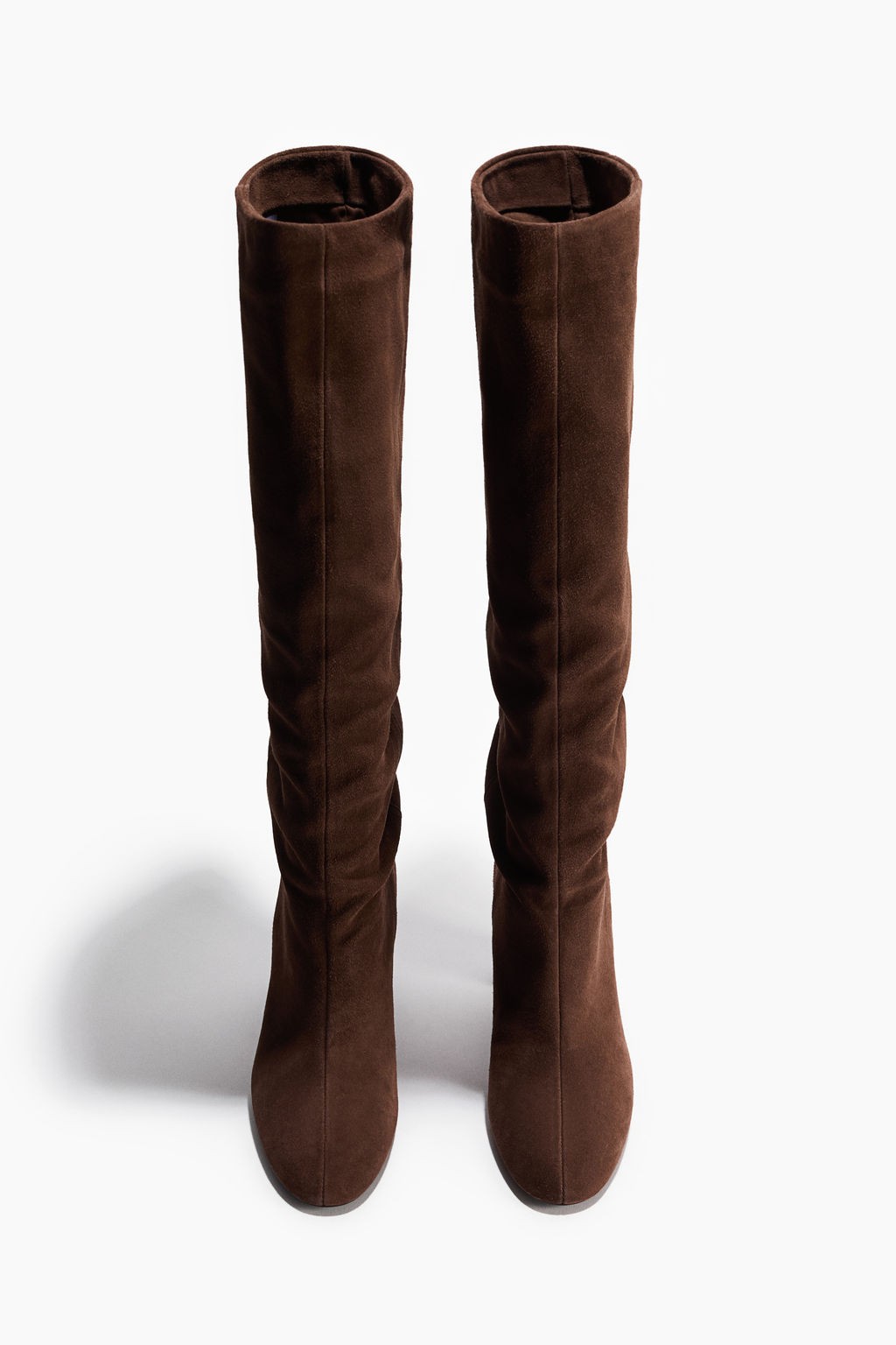 Botas a la rodilla en serraje afelpado - H&m фото 3