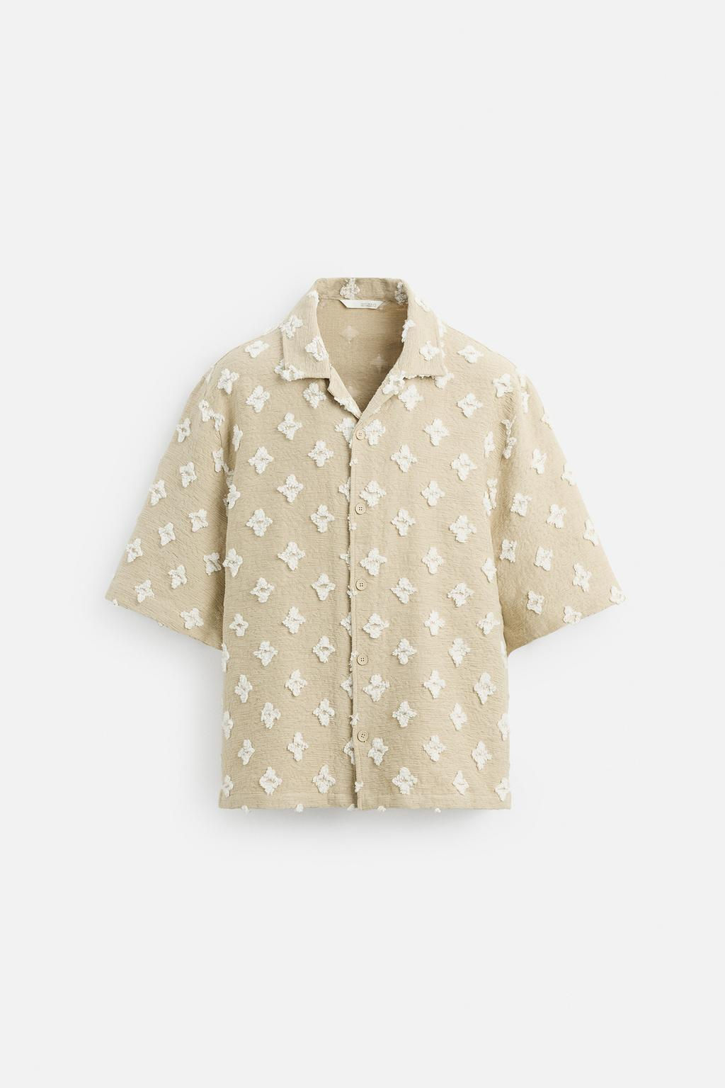 TEXTURED JACQUARD SHIRT - Zara фото 8