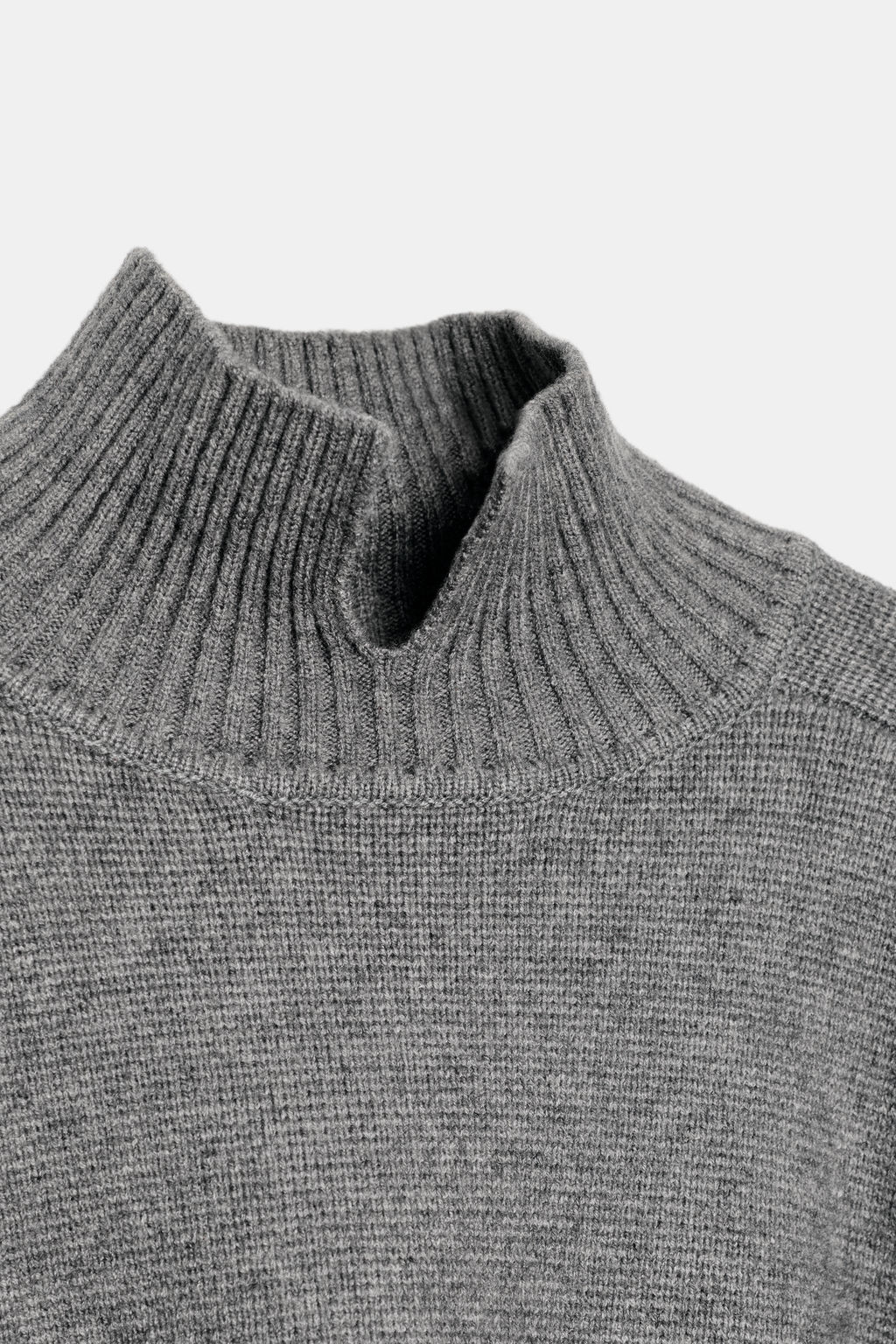 KNIT JUMPER WITH COLLAR OPENING - Zara фото 6
