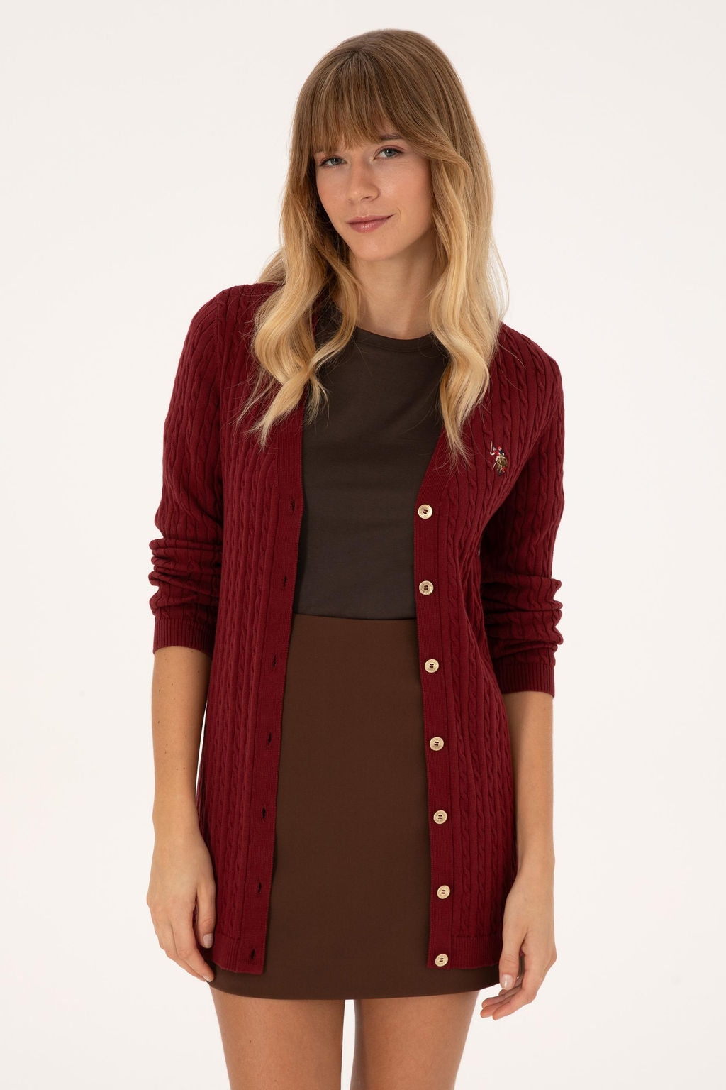 Kad_n Bordo Basic Triko H_rka - U.s. polo assn фото 3