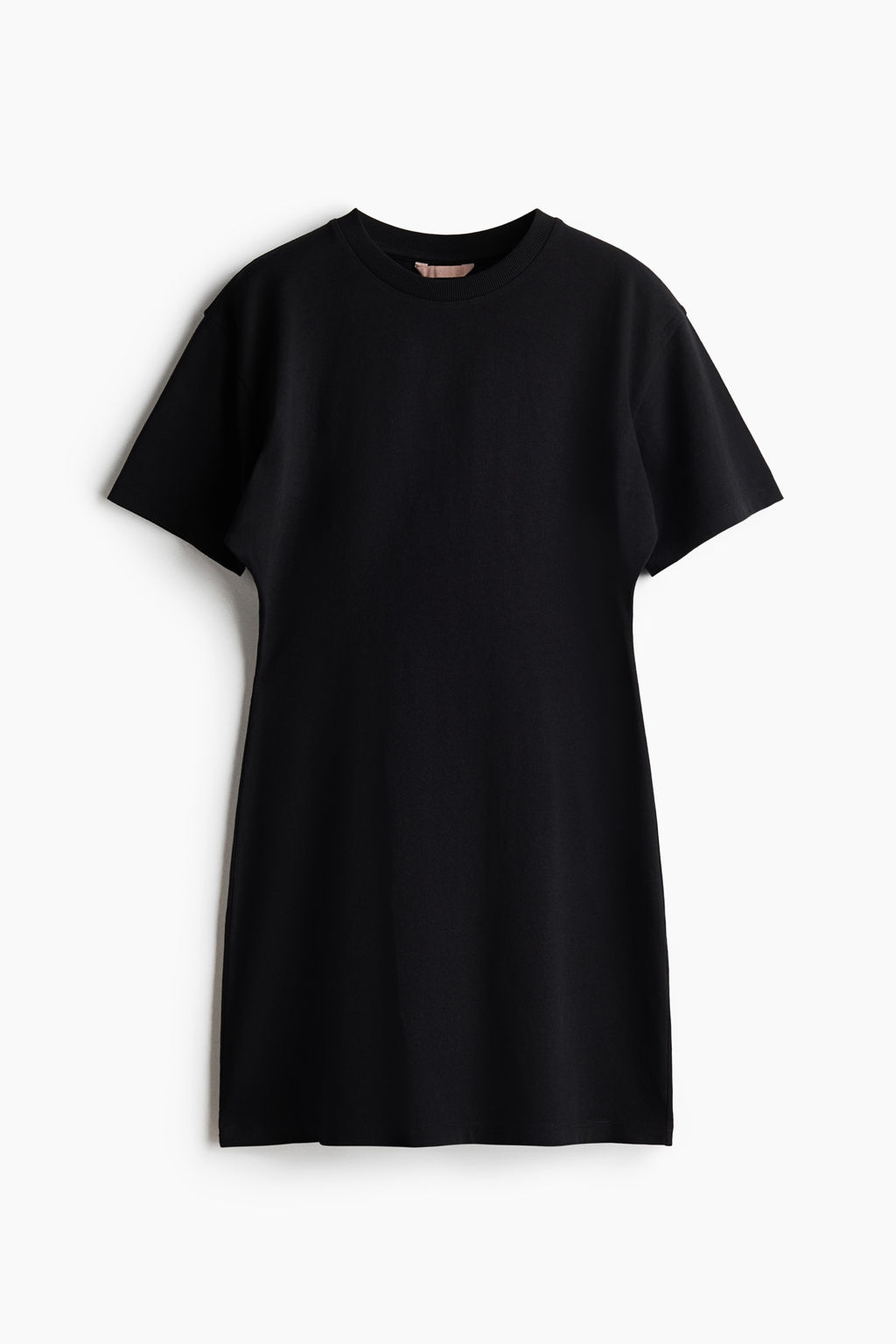 Vestido camiseta de algod?n silueta reloj de arena