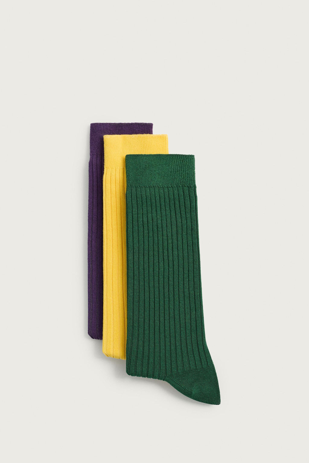 3-PACK OF STRIPED SOCKS - Zara фото 5