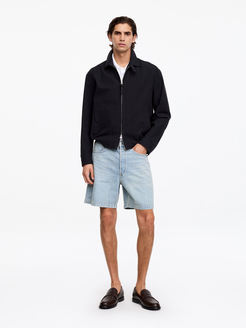 Pantalones cortos denim relaxed fit - H&m фото 5