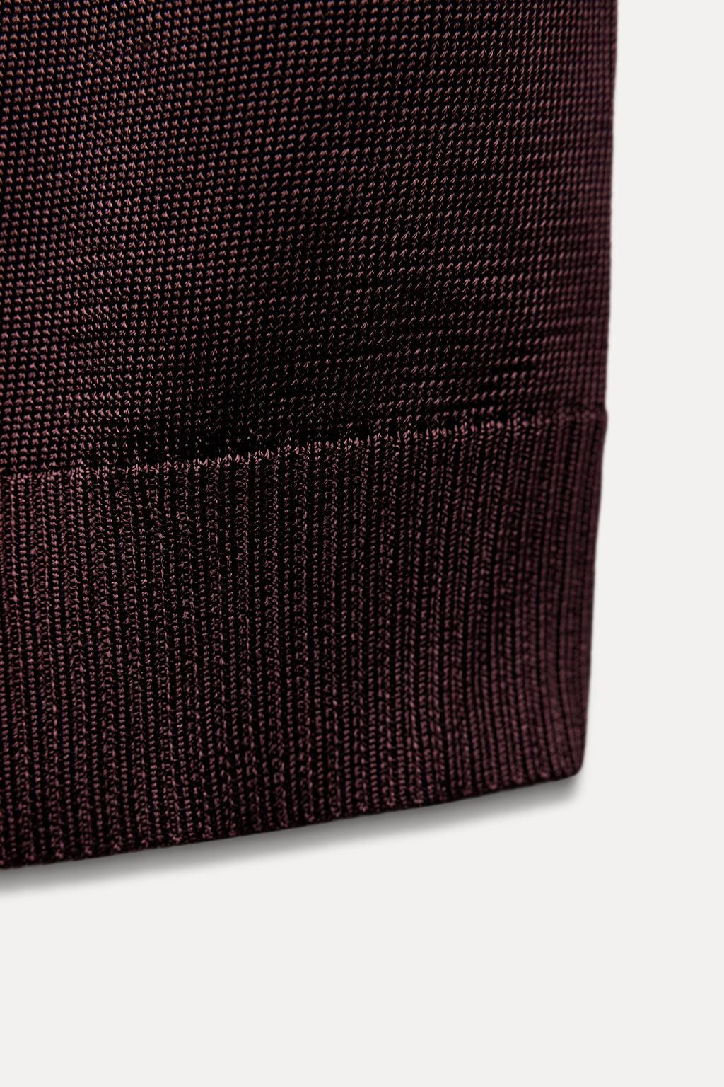 KNIT TOP WITH GOLDEN APPLIQUE - Zara фото 8