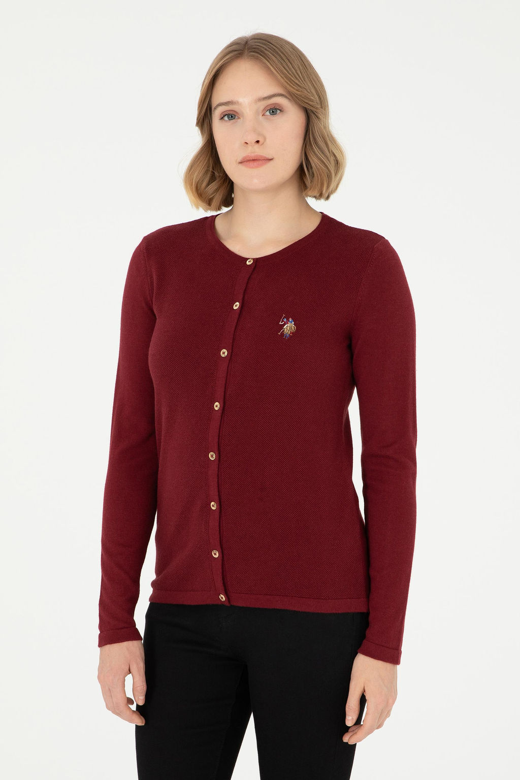 Kad_n Bordo Basic Triko H_rka