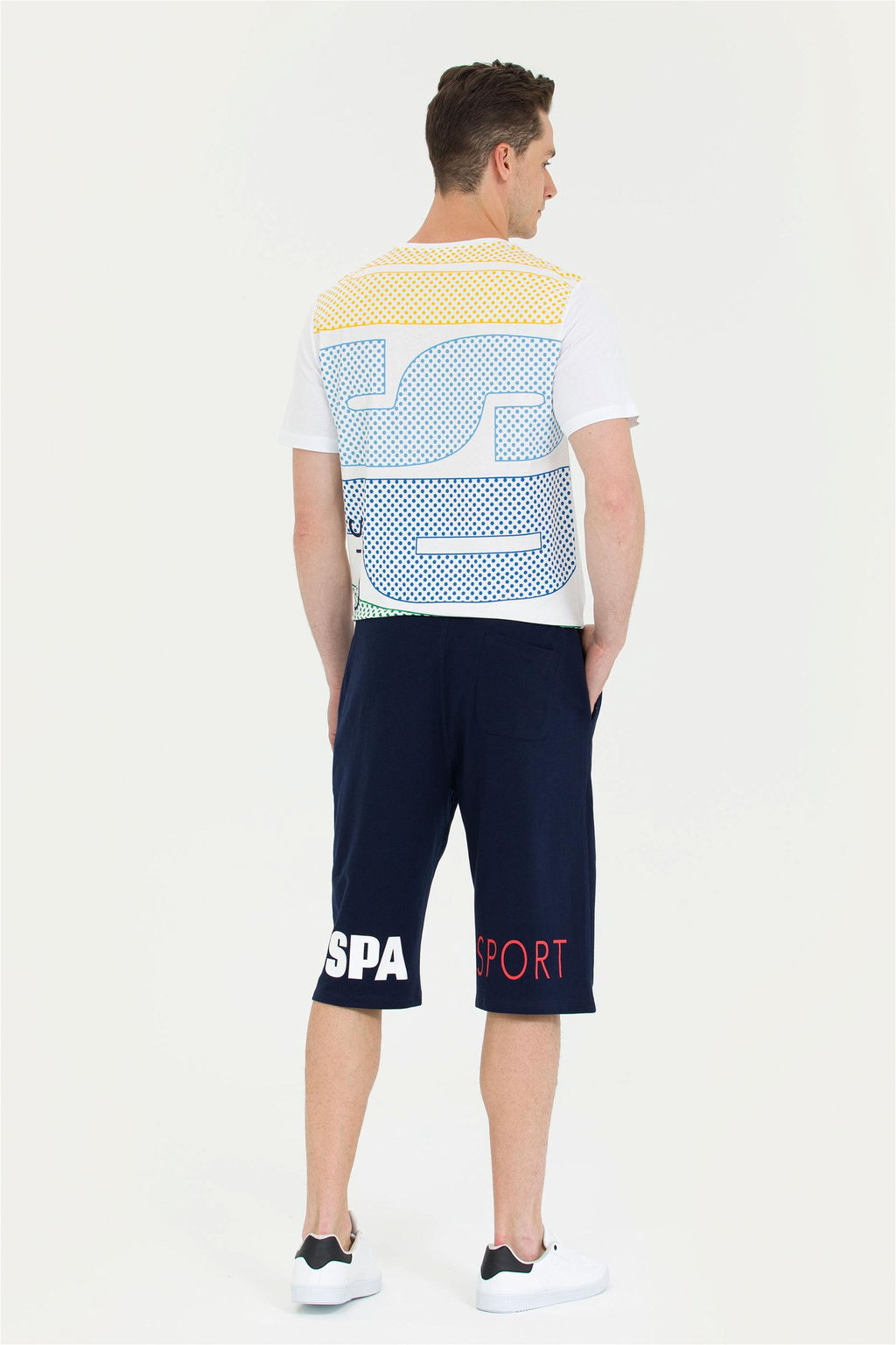 Мужские темно-синие вязаные шорты - U.s. polo assn фото 11