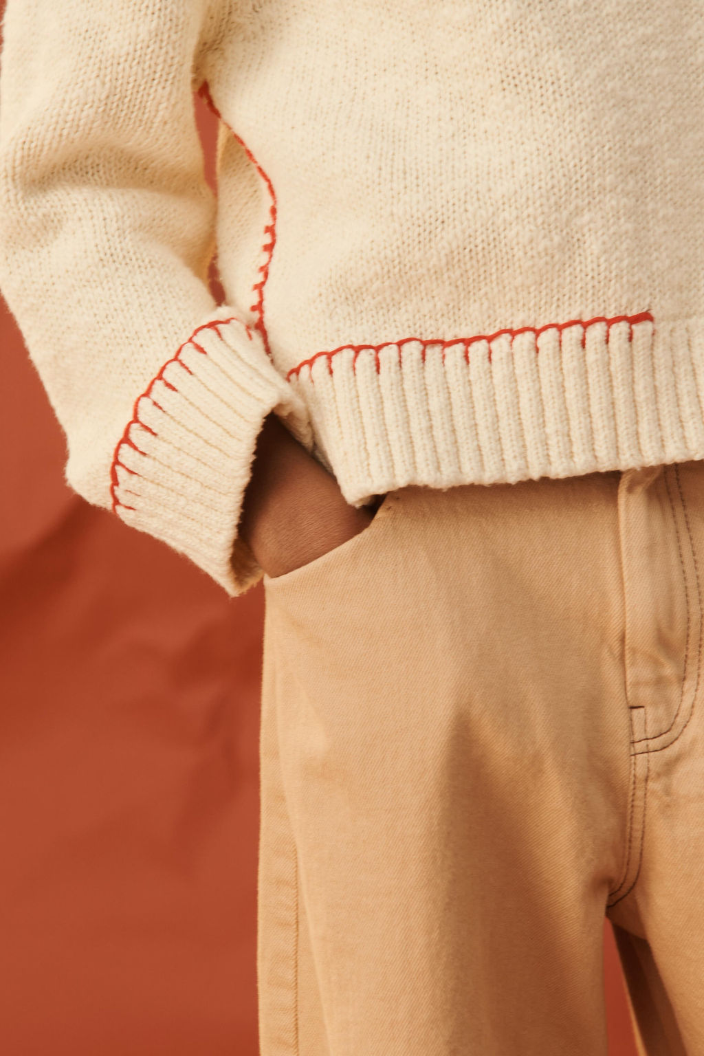 PANTAL?N BAGGY PESPUNTES LIMITED EDITION / 314 - Zara фото 7