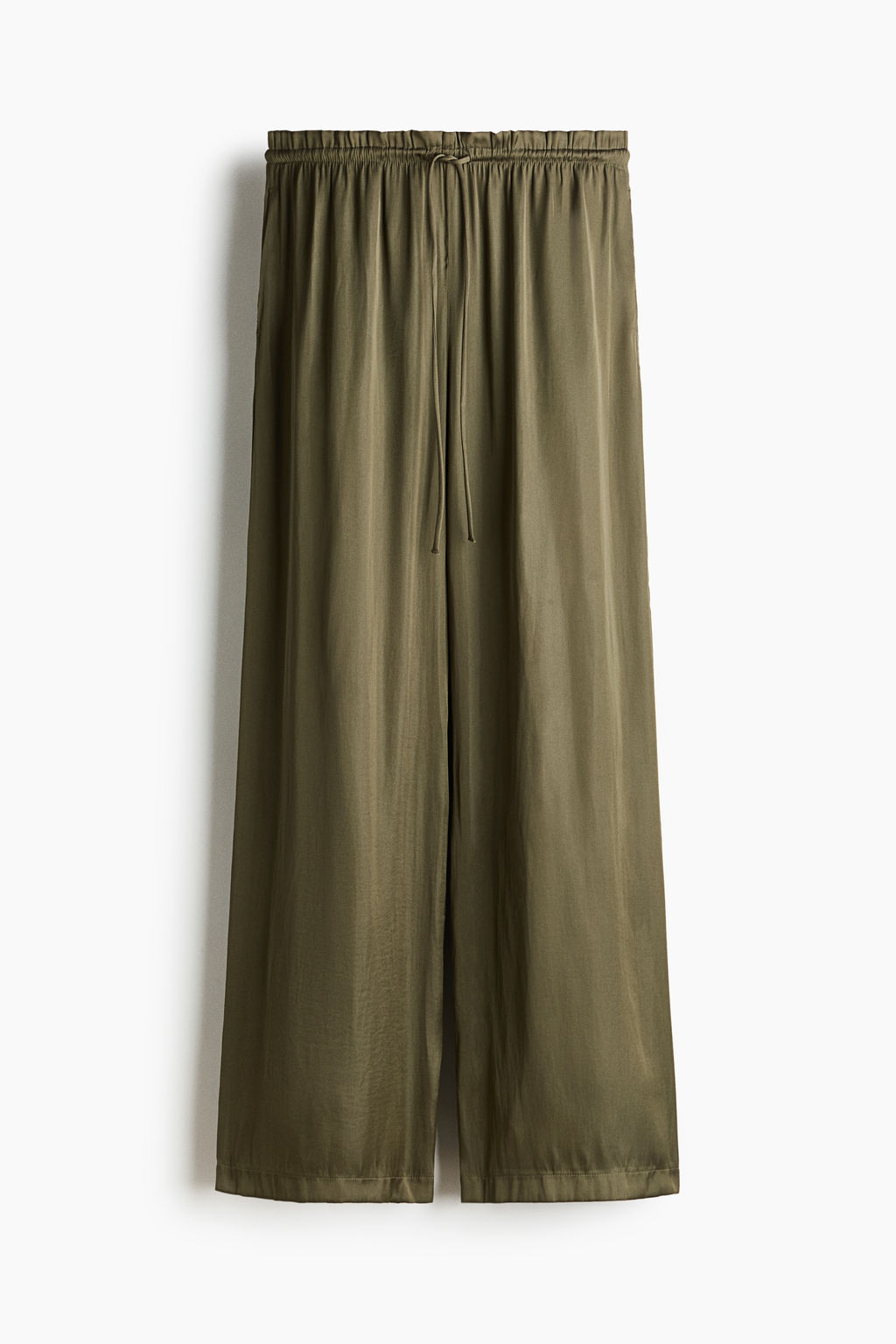 Pantal?n de sat?n con cord?n de ajuste - H&m фото 2