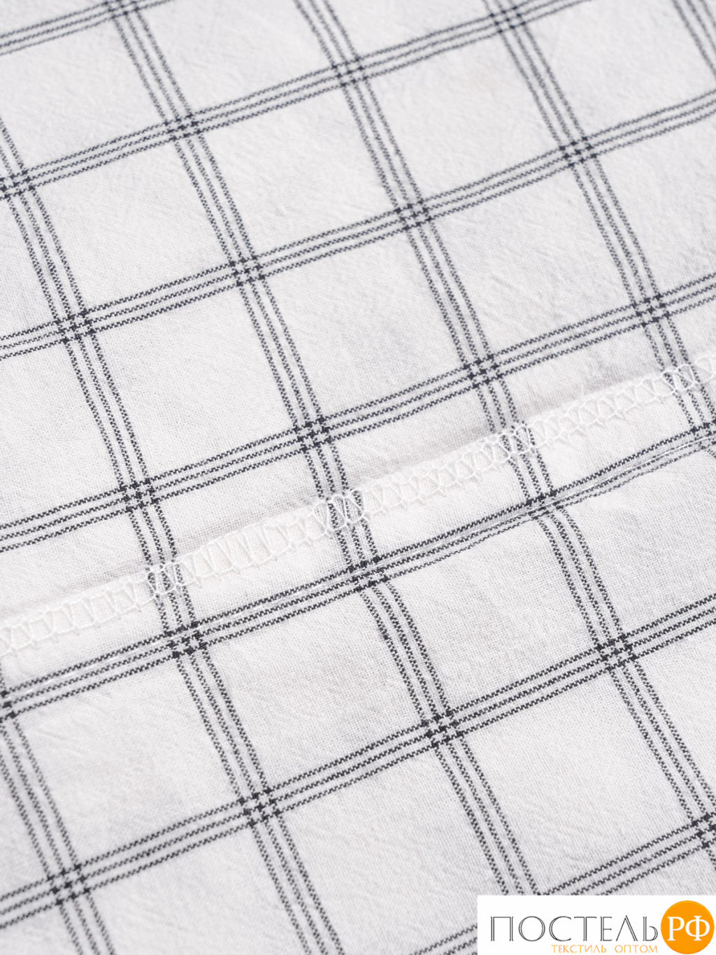 КПБ PRIME PRIVE ВАЛЬБО бел/черн (клетка)  фото 16