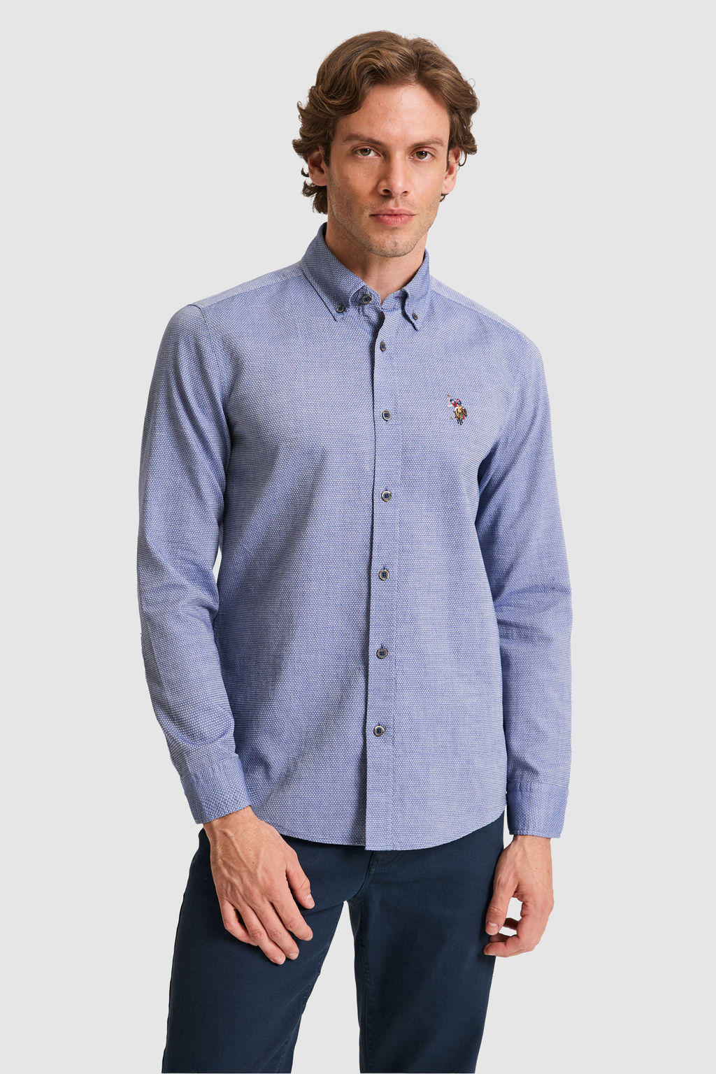 Erkek Lacivert Uzun Kollu Basic G_mlek - U.s. polo assn фото 3
