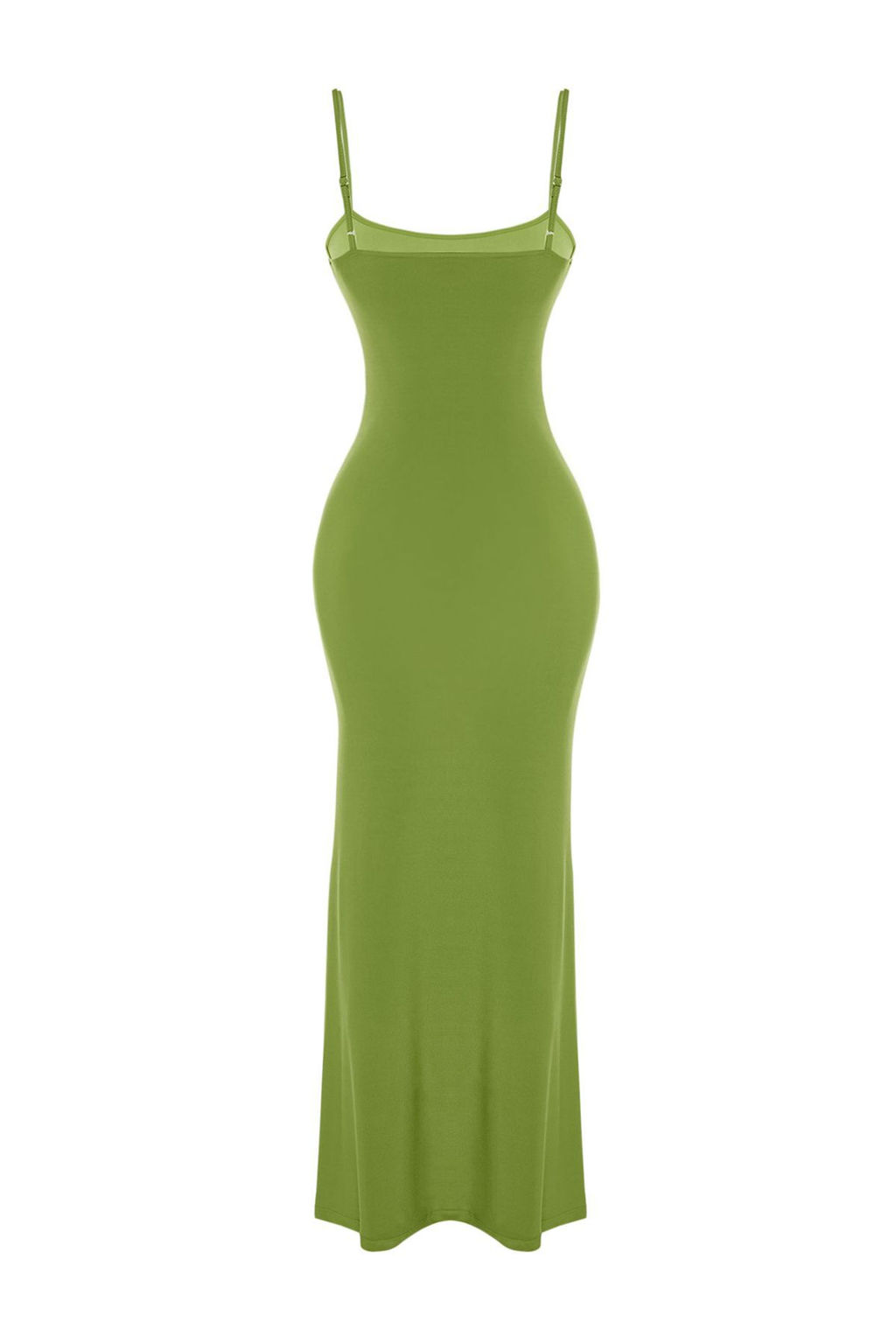 TRENDYOLMILLA Kahverengi Fitted/Vucuda Oturan Ask?l? Maxi Esnek Orme Kalem Elbise TWOSS23EL02435  фото 68