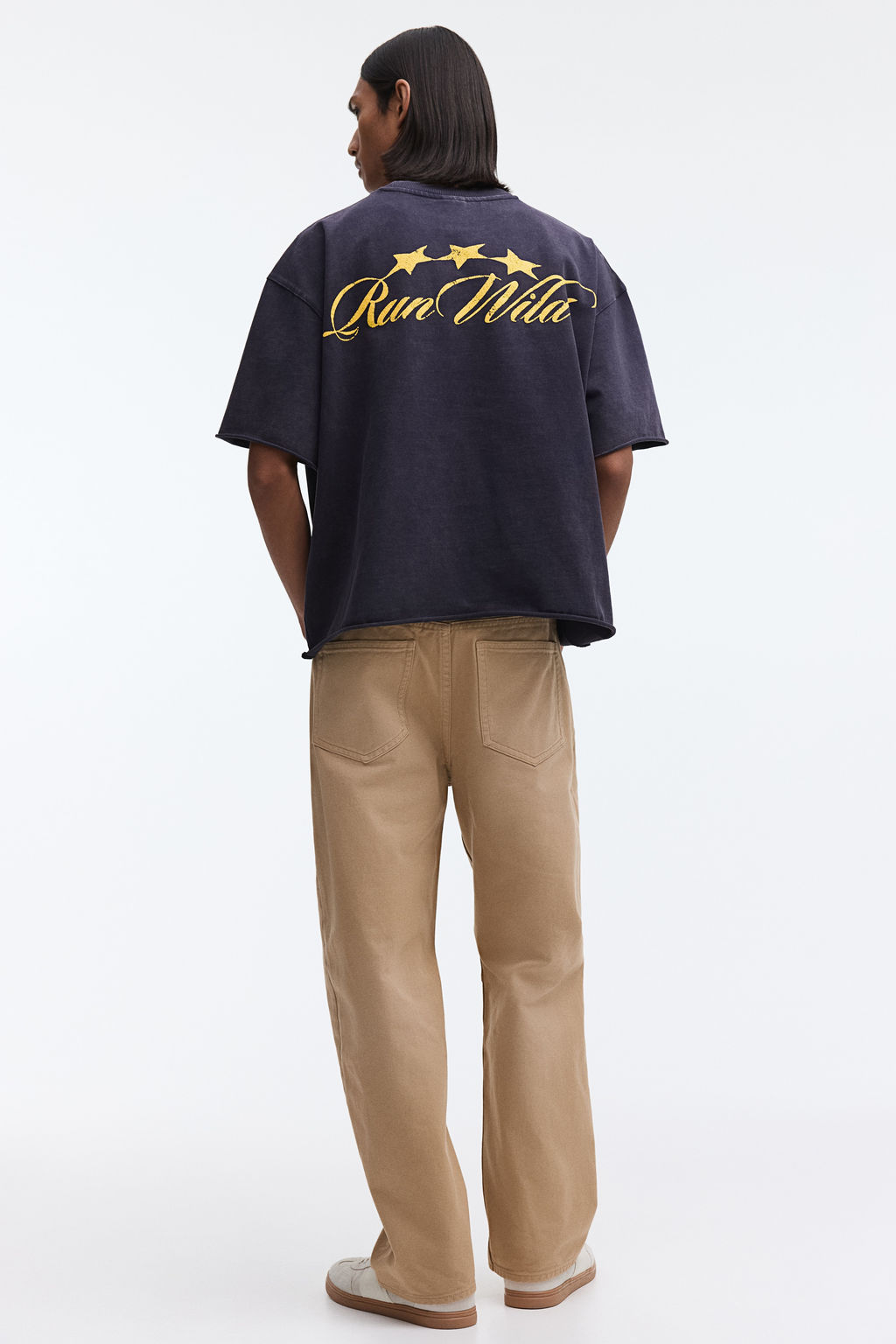 Camiseta boxy Oversized Fit - H&m фото 9