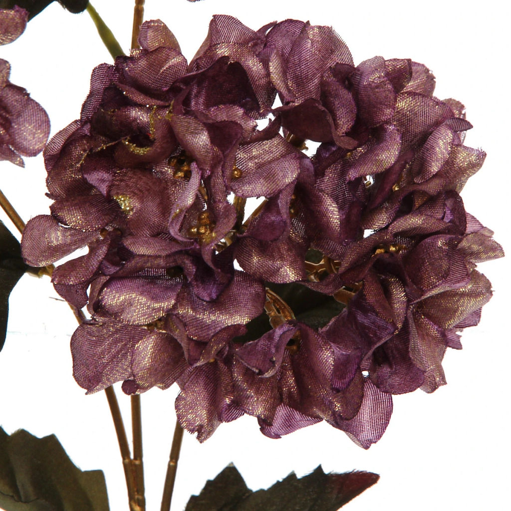 Искусственные цветы "FLOWERS GLAMOUR" 70см Гортензии 3 цветка лиловые