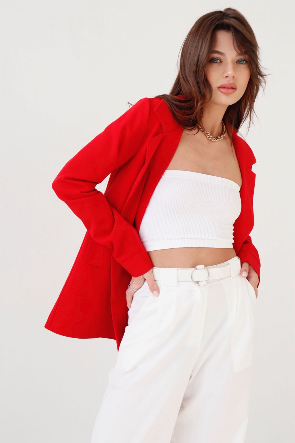 Двубортный жакет с английским воротником - Martichelli фото 34