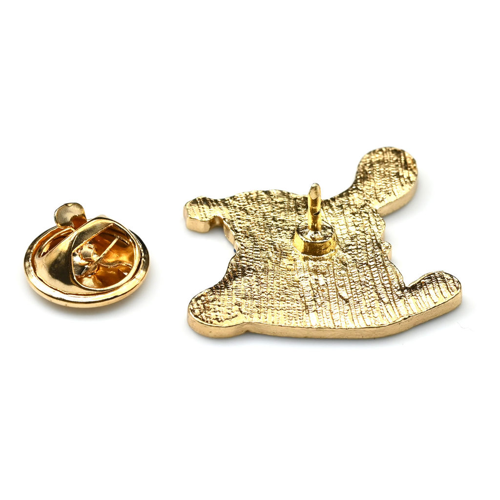 Брошь значок "Зайка" с эмалью 30*26мм