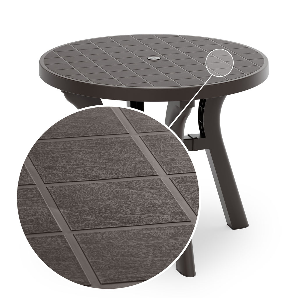 Стол круглый "Атлант" 900 мм (мокко) М8942