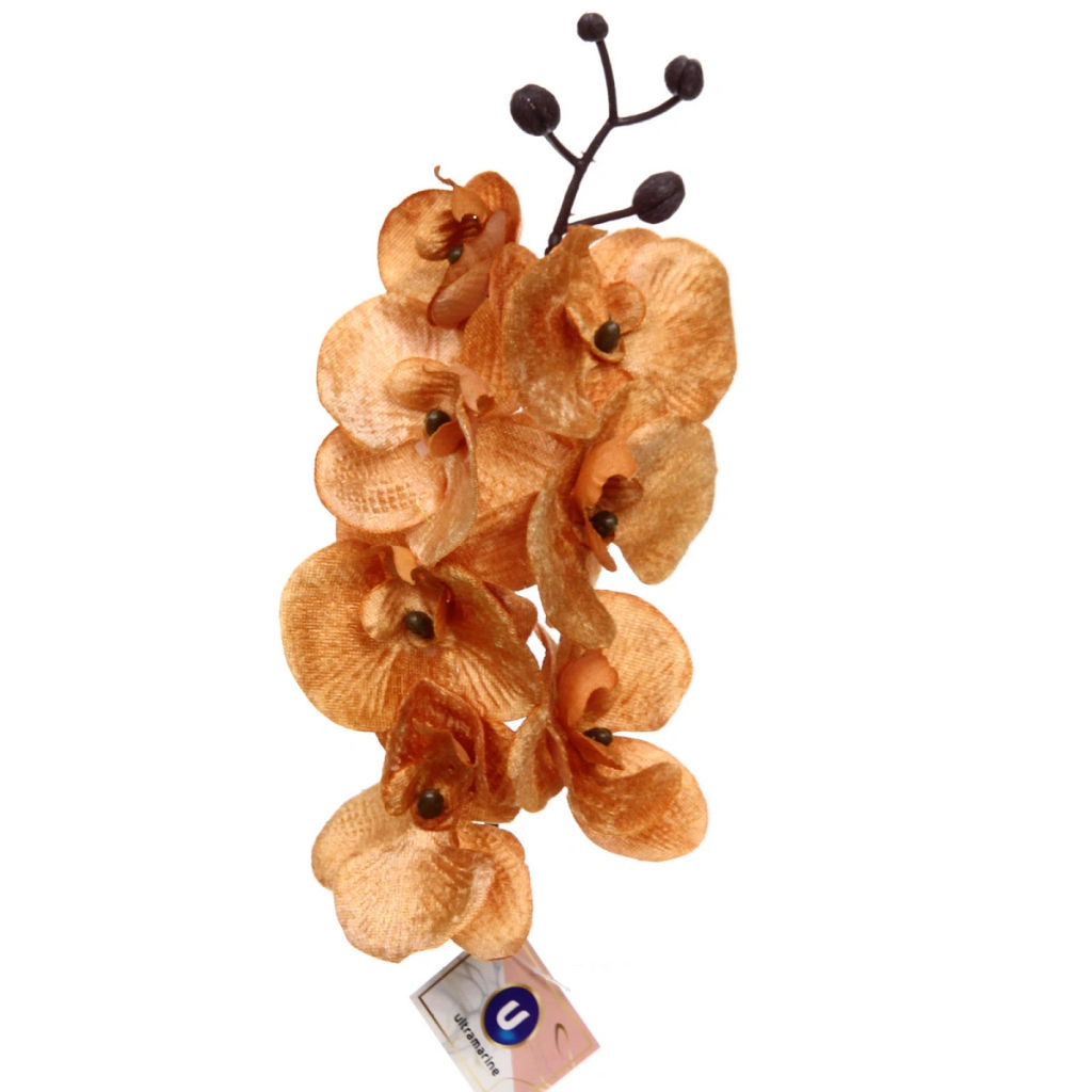 Искусственные цветы "FLOWERS MAGIC" 70см Орхидея золотая