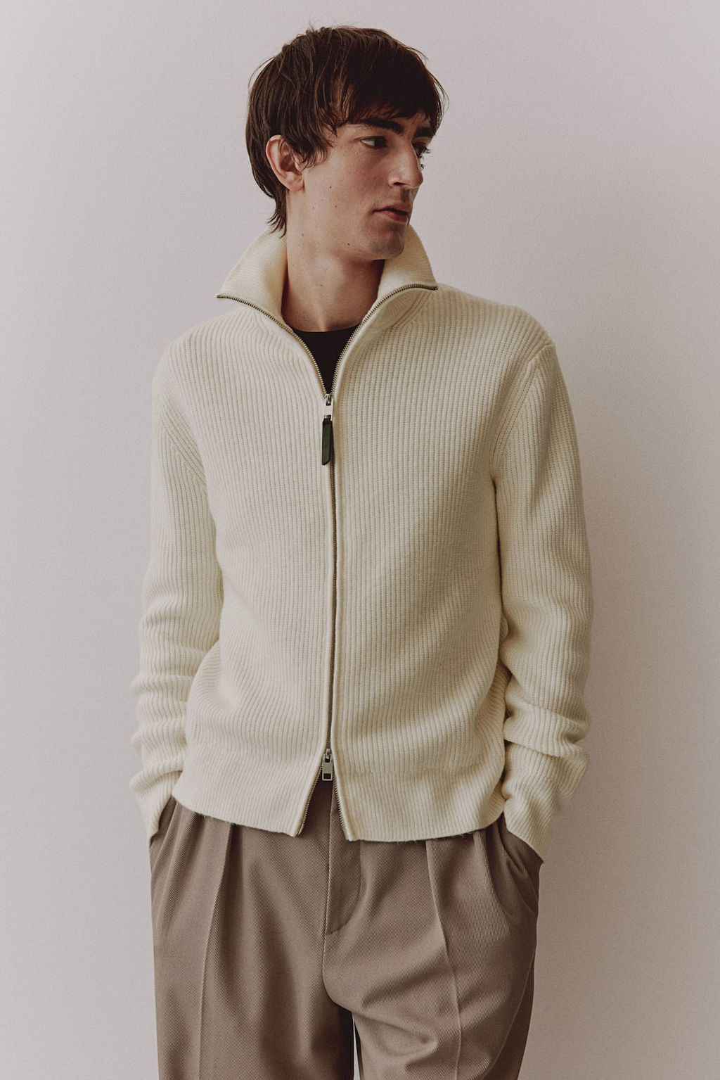 Cardigan en punto de canale Regular Fit - H&m фото 3