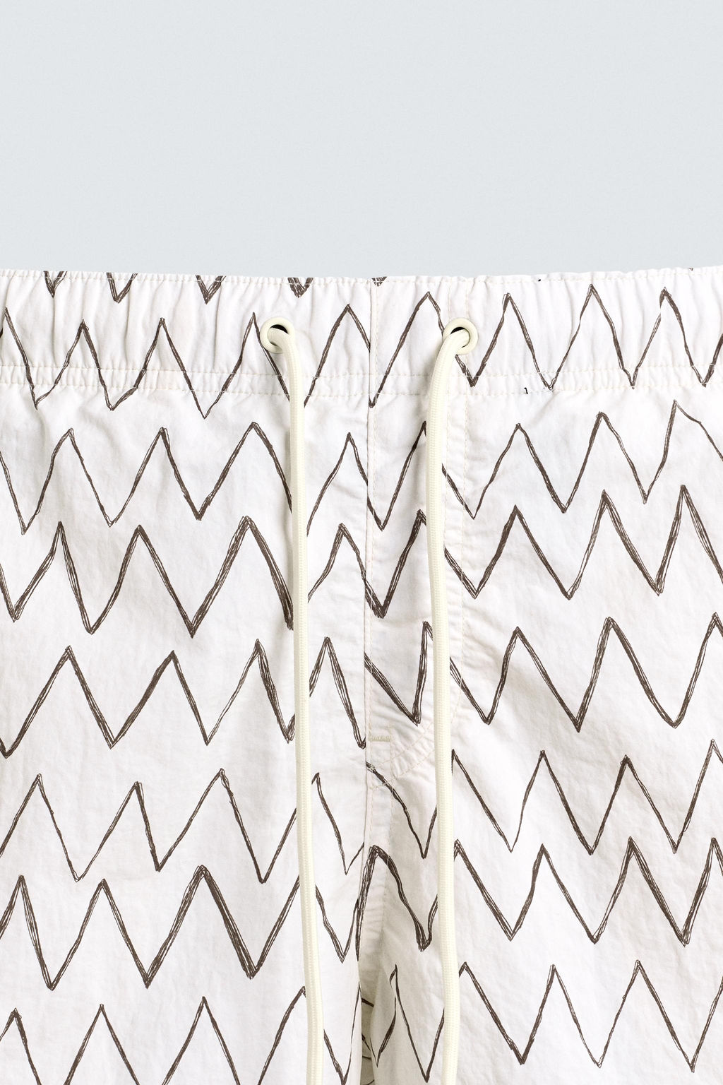 GEOMETRIC PRINT MID-LENGTH SWIMMING TRUNKS - Zara фото 3
