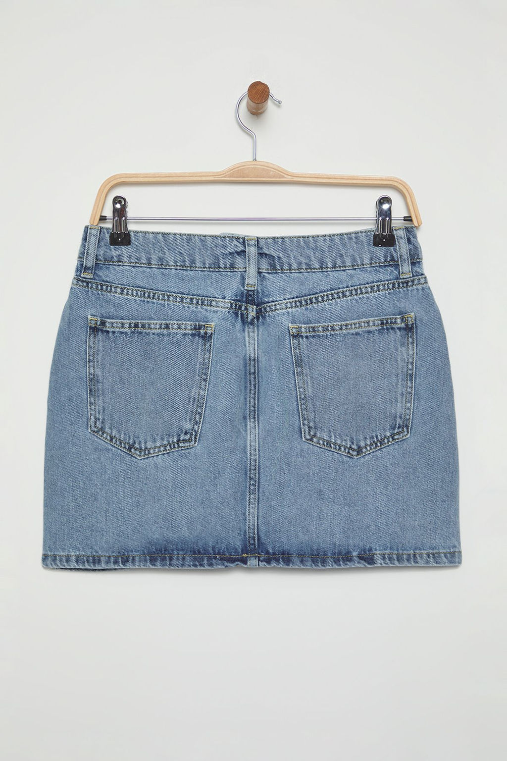 Trendyolmilla Mavi Mini Denim Etek TWOSS25ET00169 фото 6