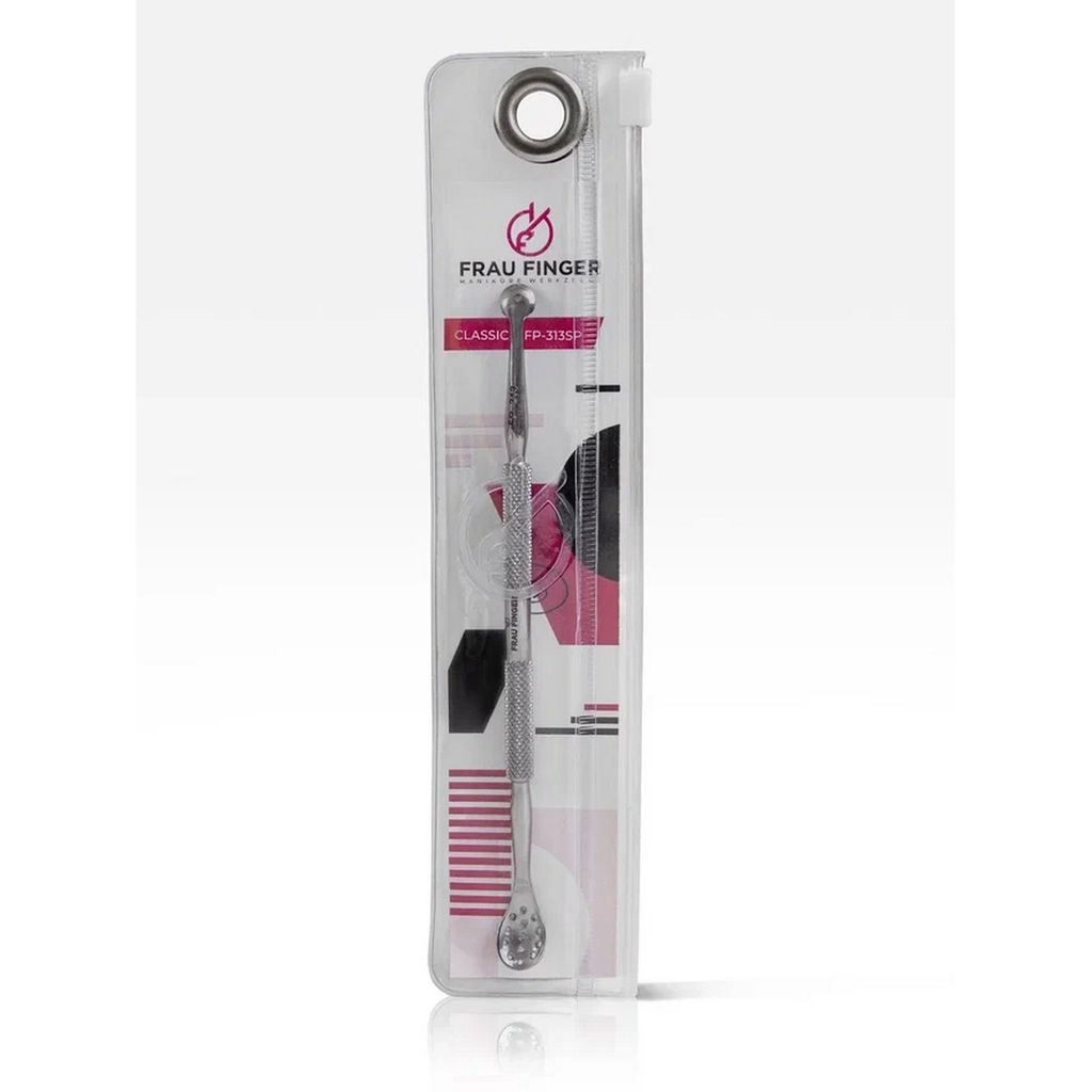 Frau Finger Ложка косметологическая Уно двусторонняя / Classic FP-313SP, глянцевая, 14 см