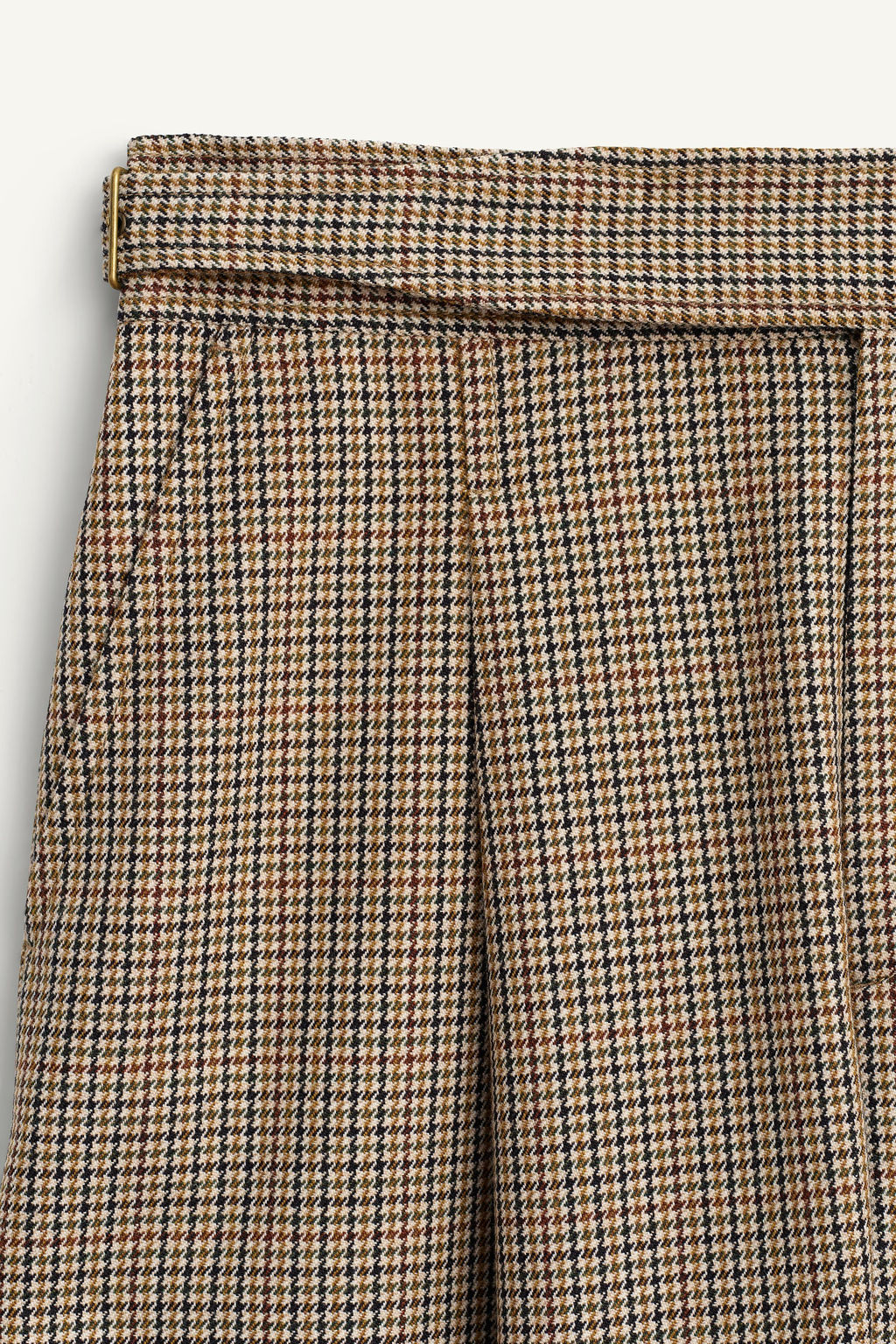 LIMITED EDITION CHECK WOOL SUIT TROUSERS - Zara фото 7