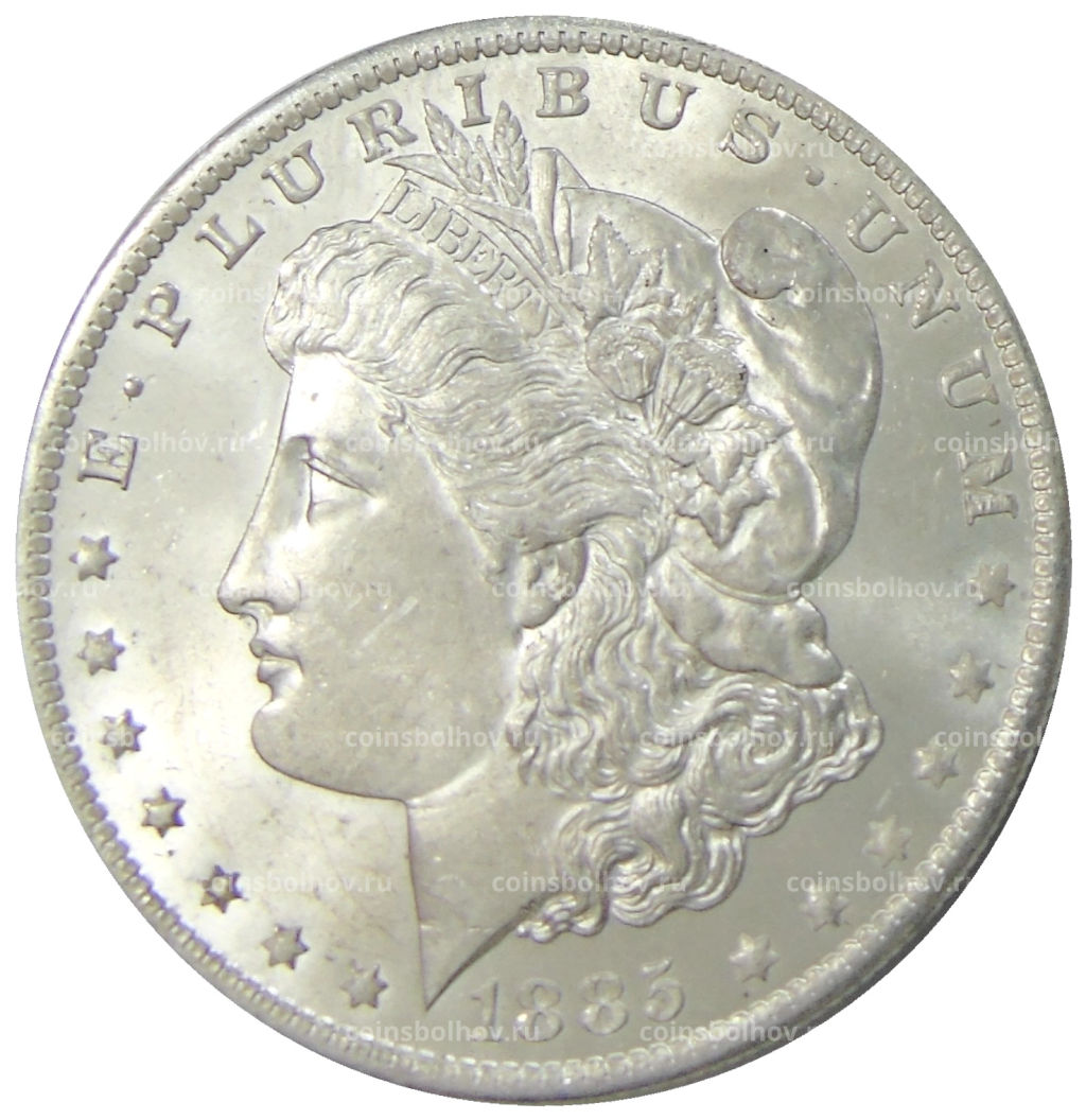1 доллар 1885 года O США Доллар Моргана