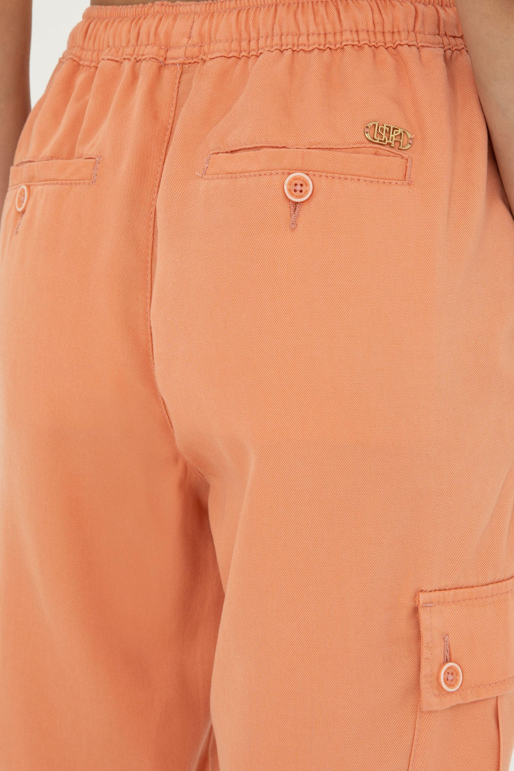 Kad_n Somon Kanvas Pantolon - U.s. polo assn фото 5