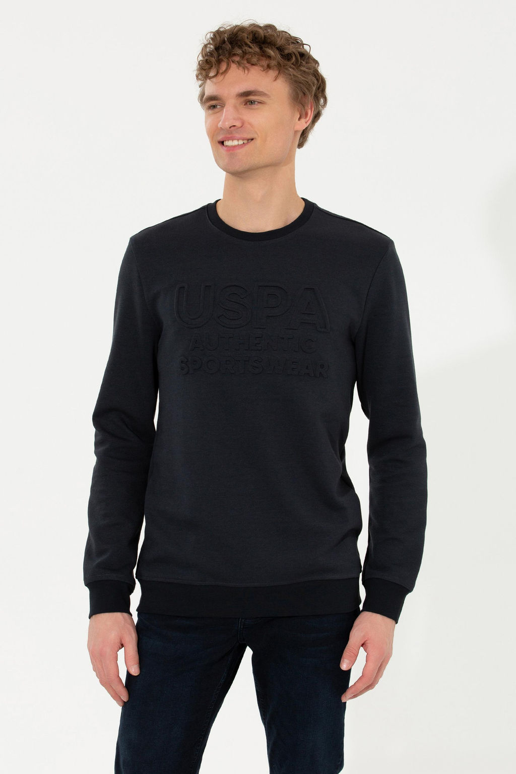 U. S. Polo Assn / Мужской темно-синий свитшот - U.s. polo assn фото 15