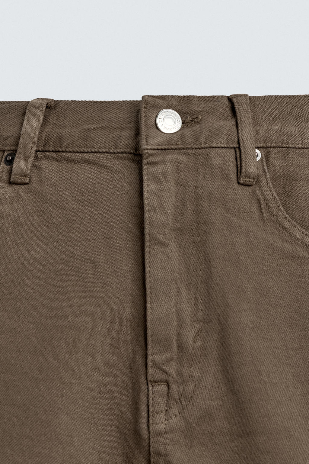 BERMUDA DENIM REGULAR FIT / Marr?n